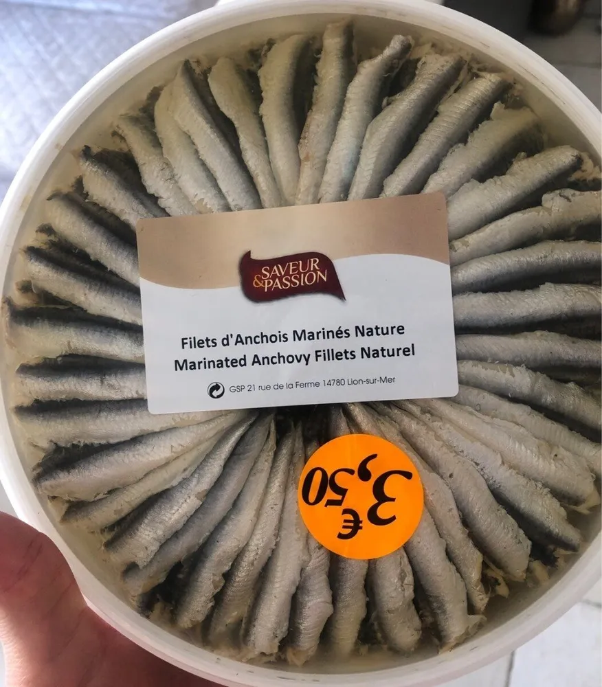 Filets d'Anchois Marinés Nature