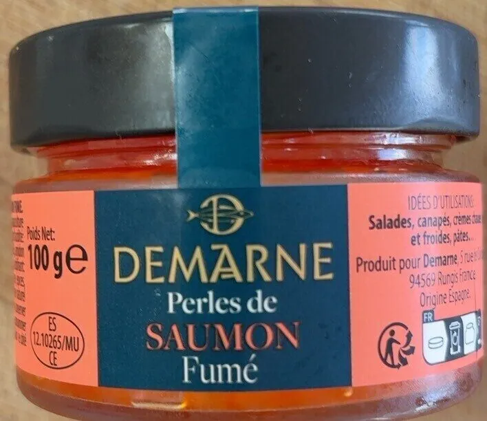 Perles de saumon fumé