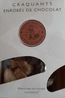 Craquants enrobés de chocolat