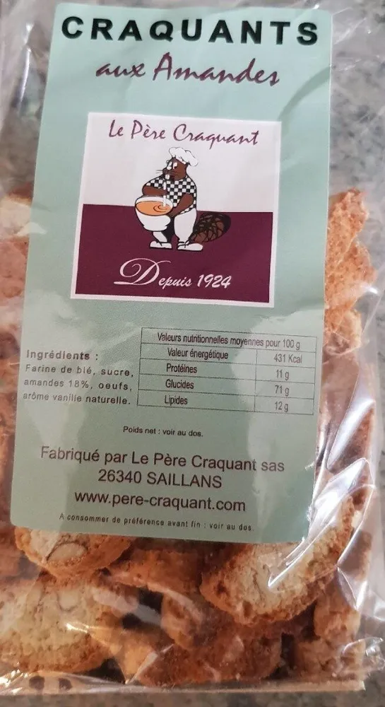 Craquants aux amandes