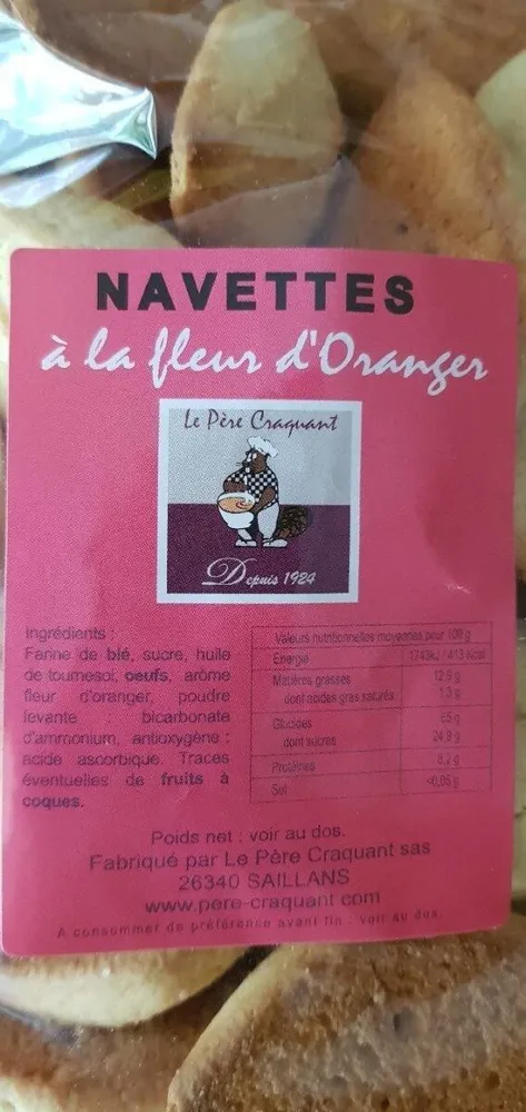Navettes à la fleur d'oranger
