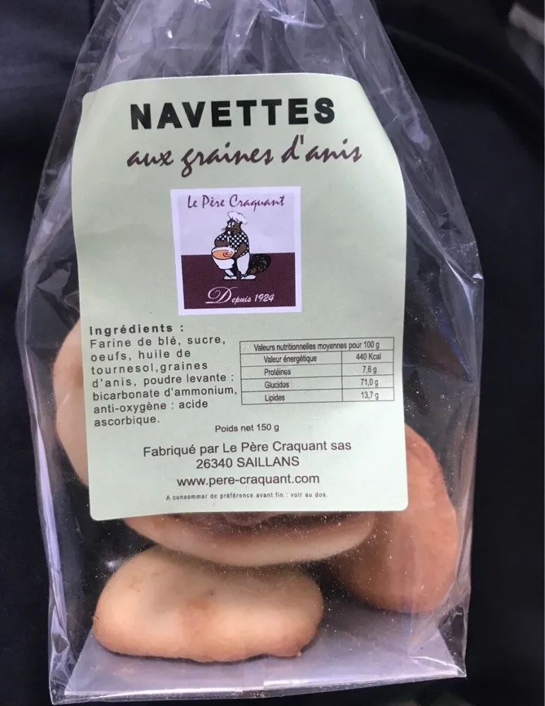 Navettes aux grainee d'Anis