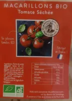 Macarillons Bio Tomate Séchée