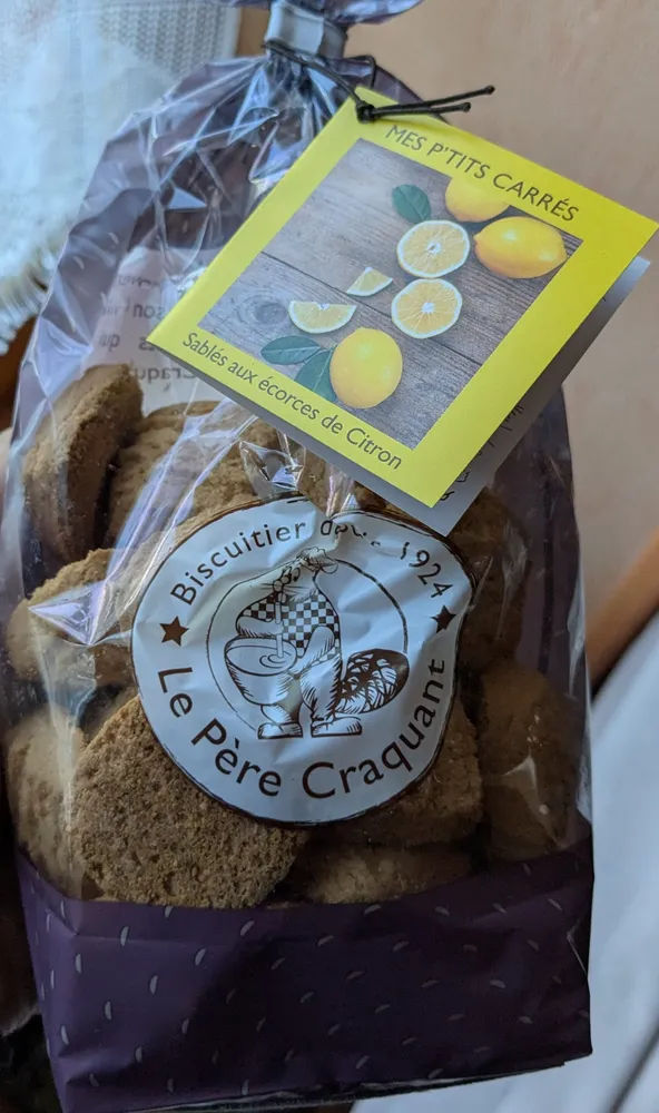 Mes p'tits carrés sablés aux écorces de citron