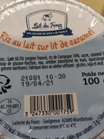 Riz au lait caramel
