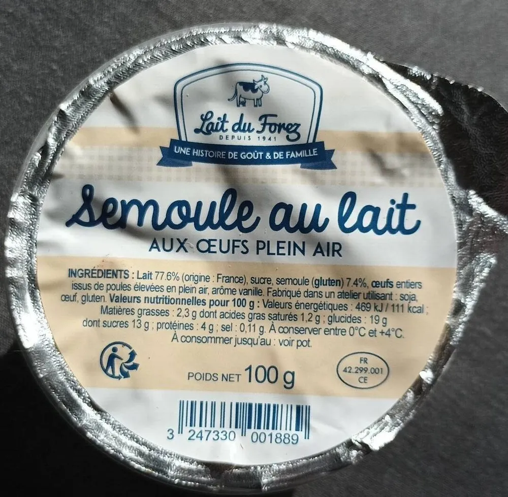 Semoul aux oeufs