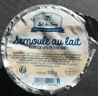 Semoul aux oeufs