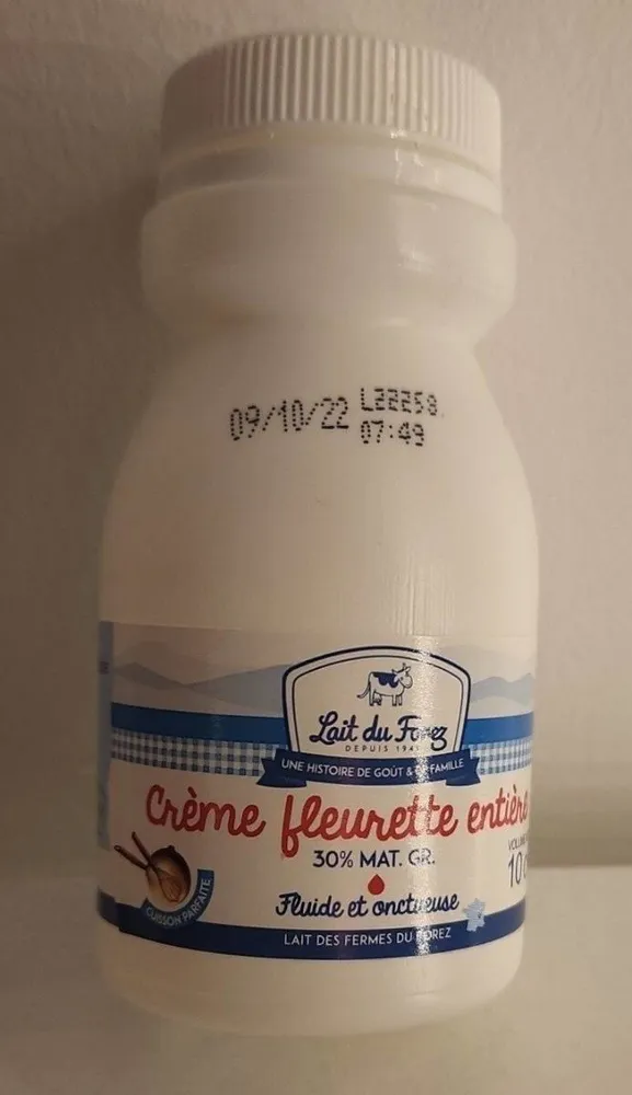 Crème fleurette entière