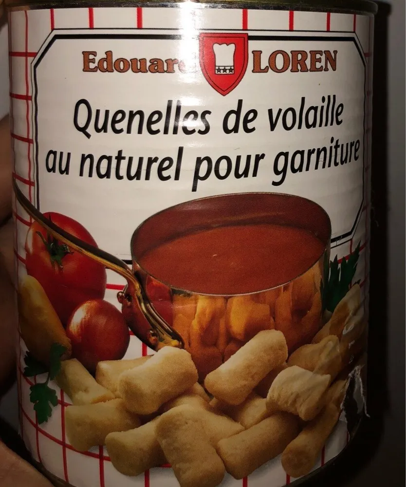 Quenelles de volaille au naturel pour garnirure
