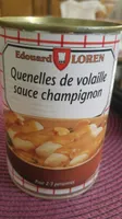 Quenelles volaille sauce champignon