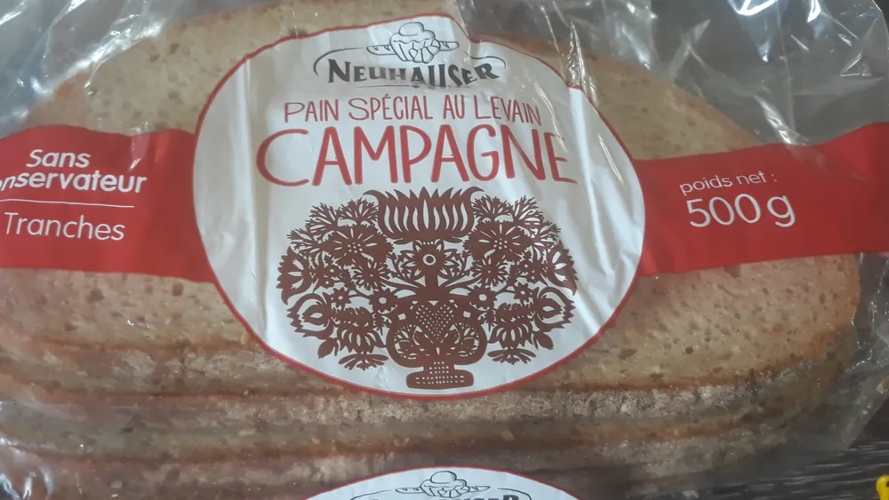Pain spécial au levain campagne