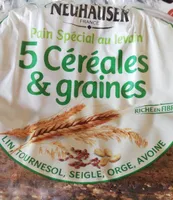 Pain spécial au levain 5 céréales et graines