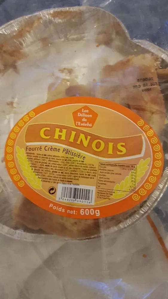 Chinois fourré super crème pâtisserie