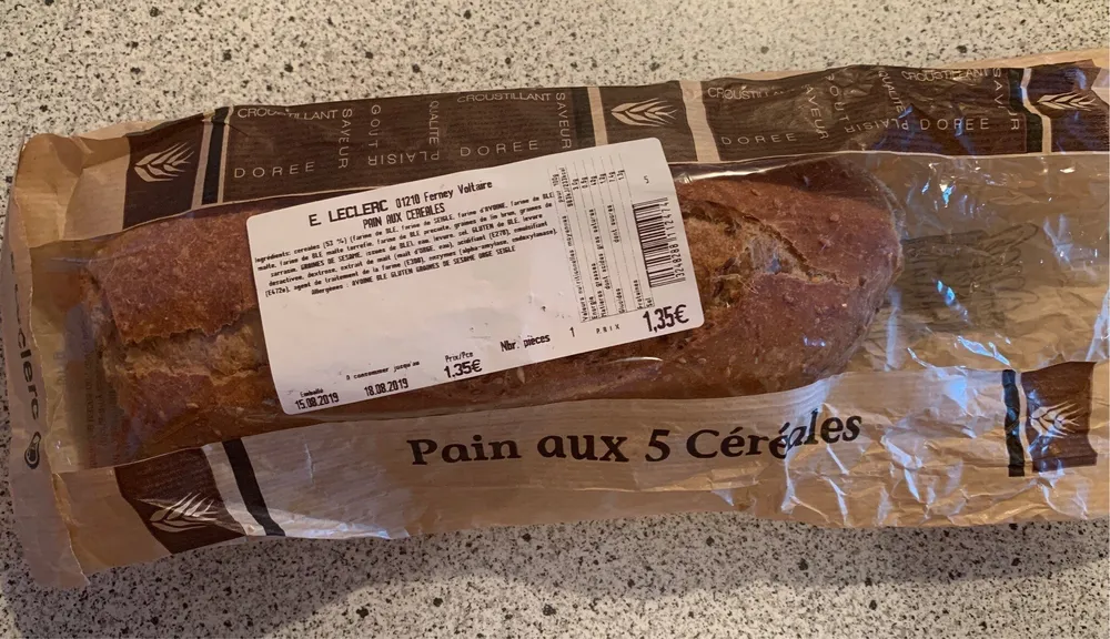 Pain aux 5 céréales
