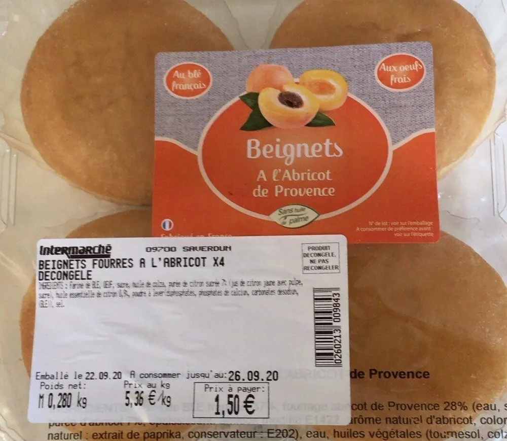 Beignets a l’abricot de Provence