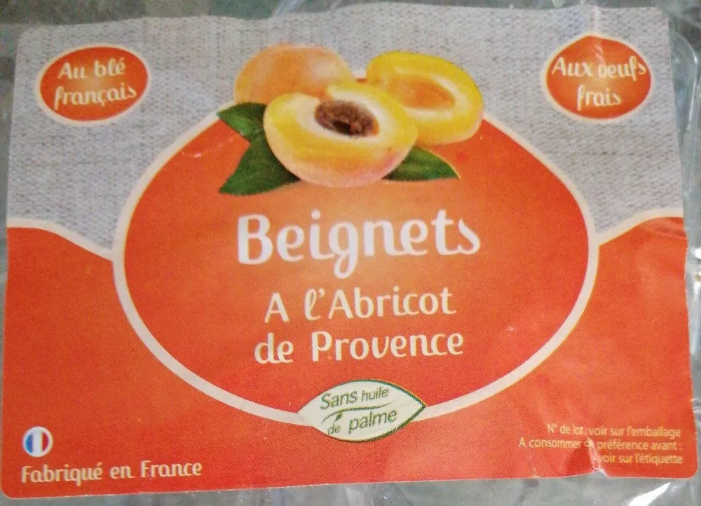 Beignet fourré à l'abricot de Provence