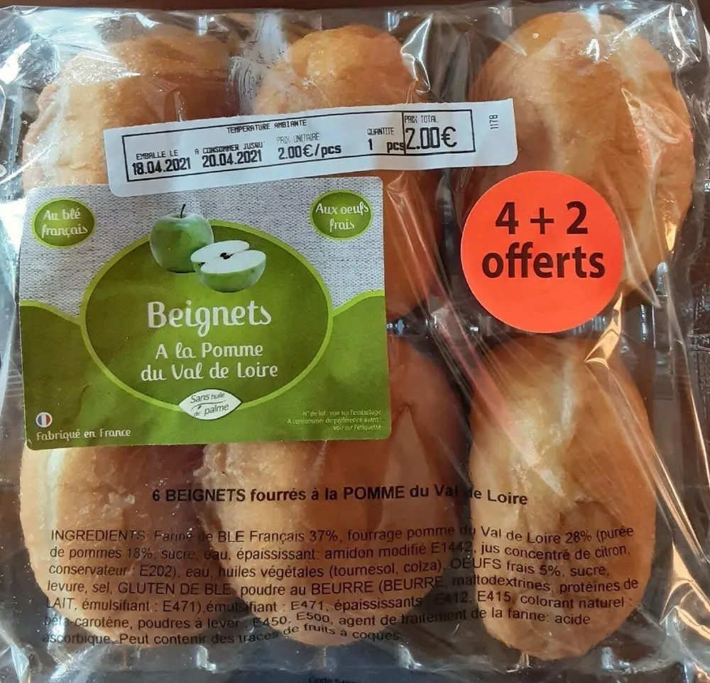 Beignets à la pomme du Val de Loire