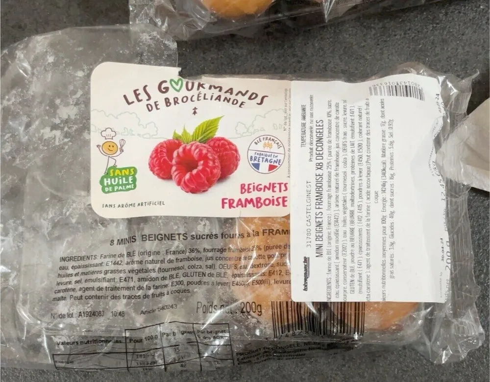 Mini beignet framboise