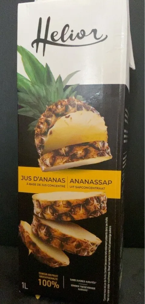 Jus De Fruit Brick Helior Ananas