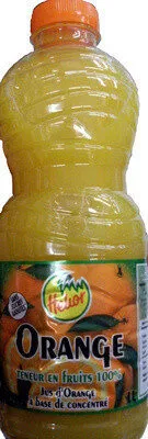 Jus d'orange à base de concentré