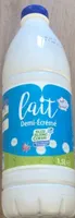 Lait demi-écrémé centre vallée de loire