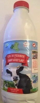 Lait entier UHT Bleu-Blanc-Coeur