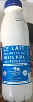 Lait demi-écrémé stérilisé U.H.T.