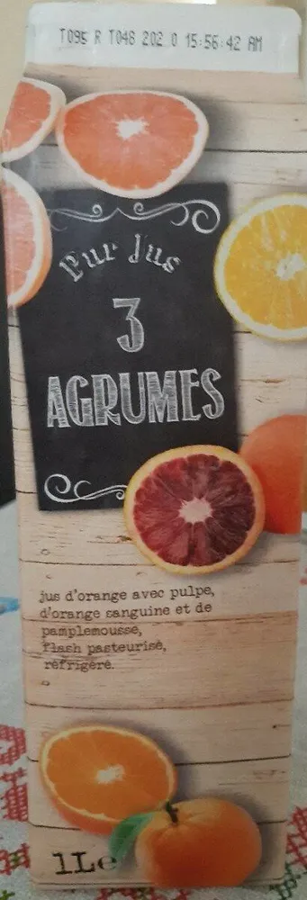Pour jus 3 agrumes