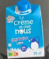 Crème légère semi-épaisse