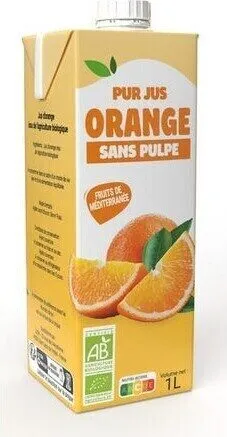 Pur jus orange sans sucre