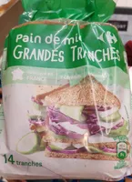 Pain de mie grandes tranches