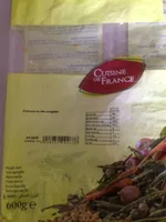 Potirons en dés surgelés