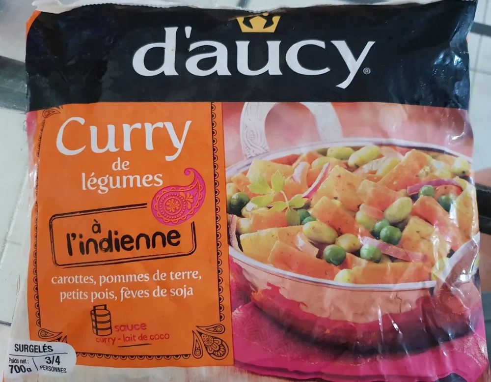 Curry de légumes à l'indienne