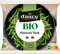 Haricots verts Bio d'aucy 500g