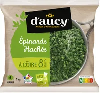 Epinards hachés A cuire d'aucy 1kg