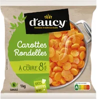 Carottes en rondelles A cuire d'aucy 1kg