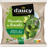 Brocolis en fleurettes Juste à réchauffer d'aucy 750g