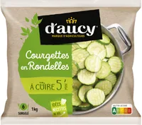 Courgettes en rondelles A cuire d'aucy 1kg