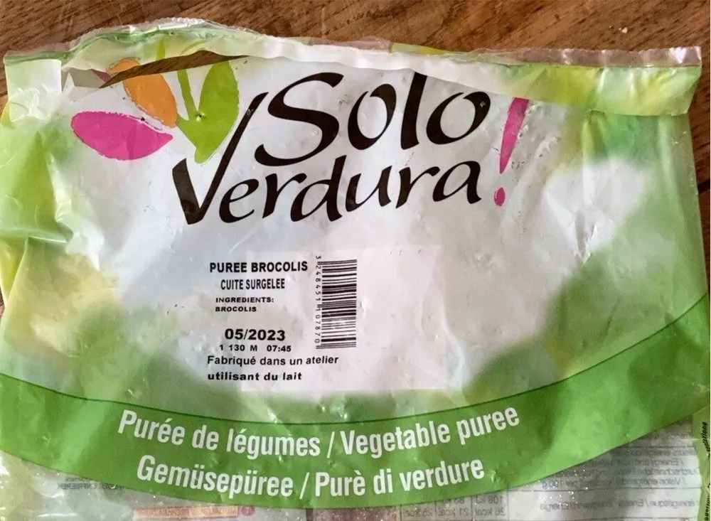 Purée de brocolis
