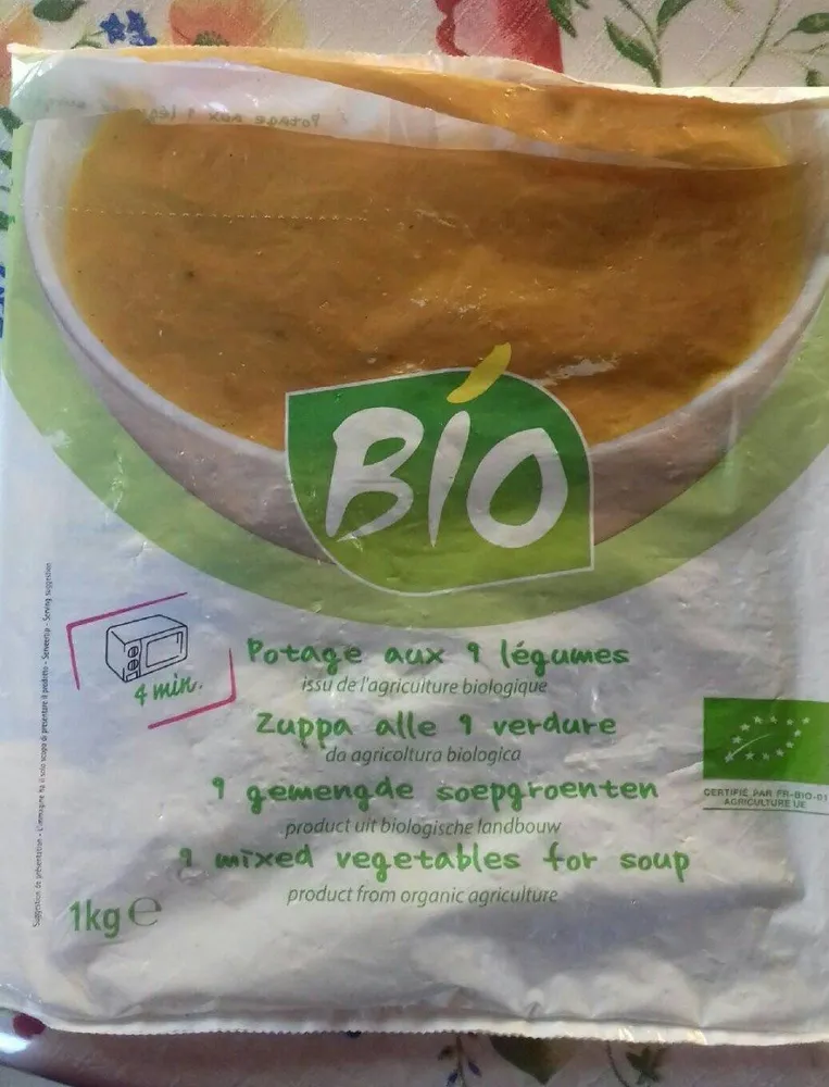 Potage aux 9 légumes