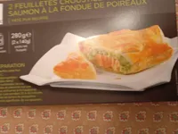 Feuilleté croustillant saumon