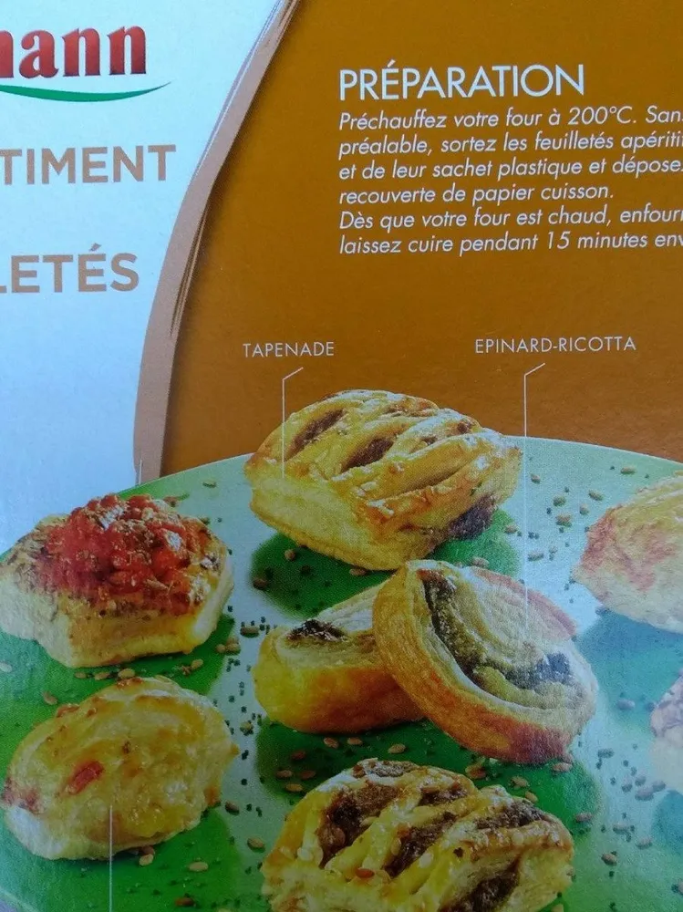Assortiment mini feuilletés