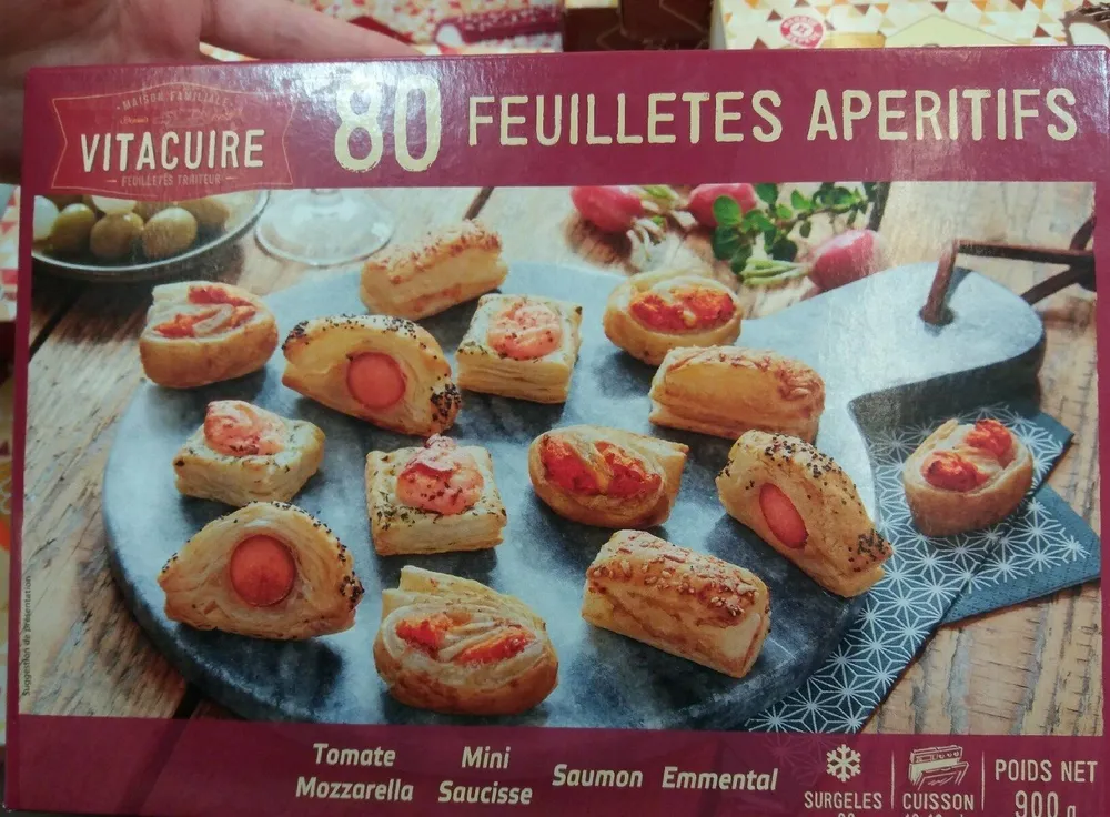 80 feuilletes aperitifs