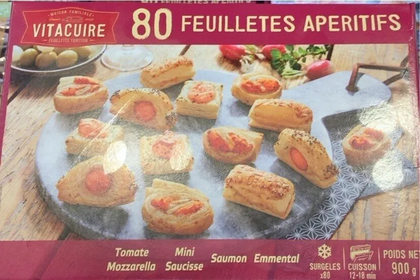 80 feuilletes apéritifs