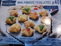 Mini paniers feuilletés