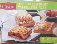 4 petits gourmands feuilletés pizza