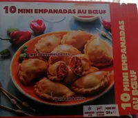 10 mini empanadas au bœuf