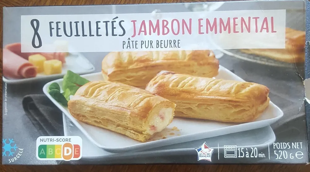 Feuilletée jambon emmental