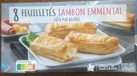 Feuilletée jambon emmental