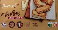 8 feuilletés jambon emmental